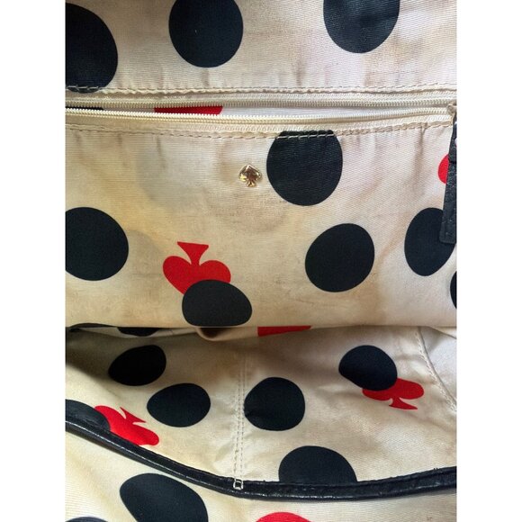 Kate Spade Black Leather Satchel handbag With Textured Finish - Picture 10 of 11